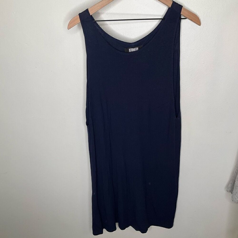Reformation Ribbed Tunic Tank